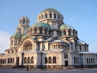 ブルガリアの首都、ソフィアのアレクサンドル・ネフスキ大聖堂